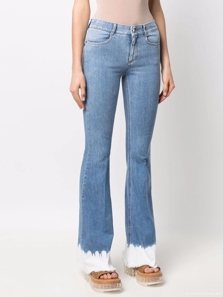 Cheap 70's Stella dye jeans flared Women dip McCartney 0708